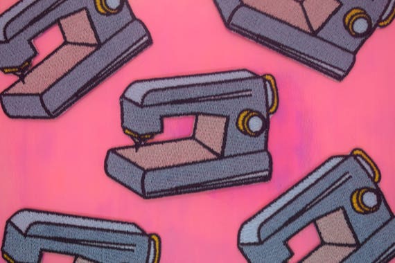 Sewing Machine Iron on Patch