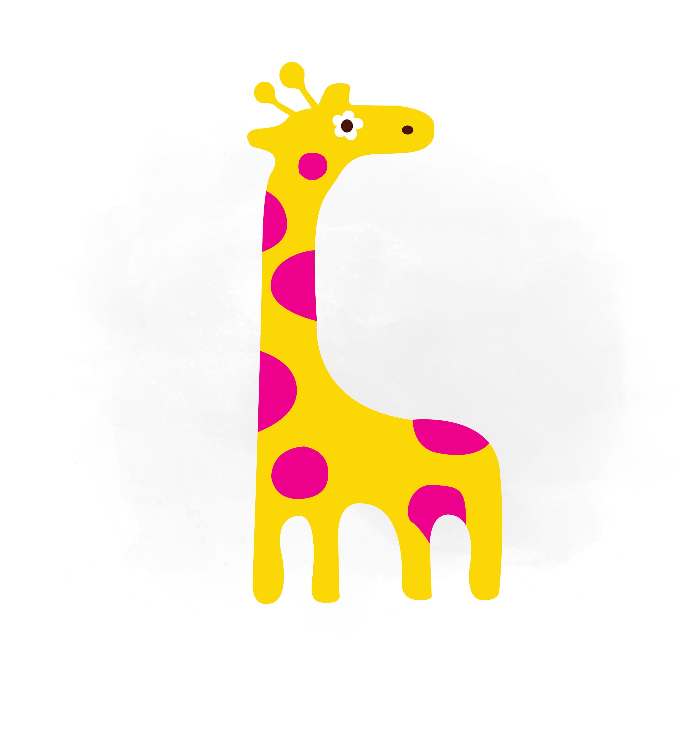 Giraffe SVG clipart Safari animals SVG vector Cut File