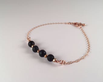Layla, Rose Gold diffuser bracelet, silver diffuser bracelet, diffuser jewelry, diffuser bracelet, essential oil bracelet rose gold bracelet