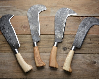 Hand forged English billhooks 1