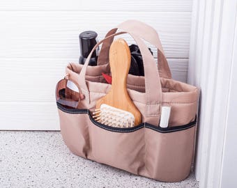 Purse organizer purse insert bag organizer handmade organizer zipper pouch makeup bag handbag insert organizer purse organizer bag insert