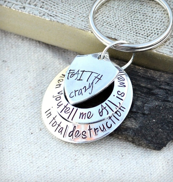 Shield of Faith keychain faith keychain crazy faith
