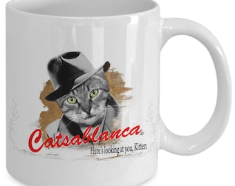 Tincar Orginal Catsablanca - Cat Lovers Parody Mug