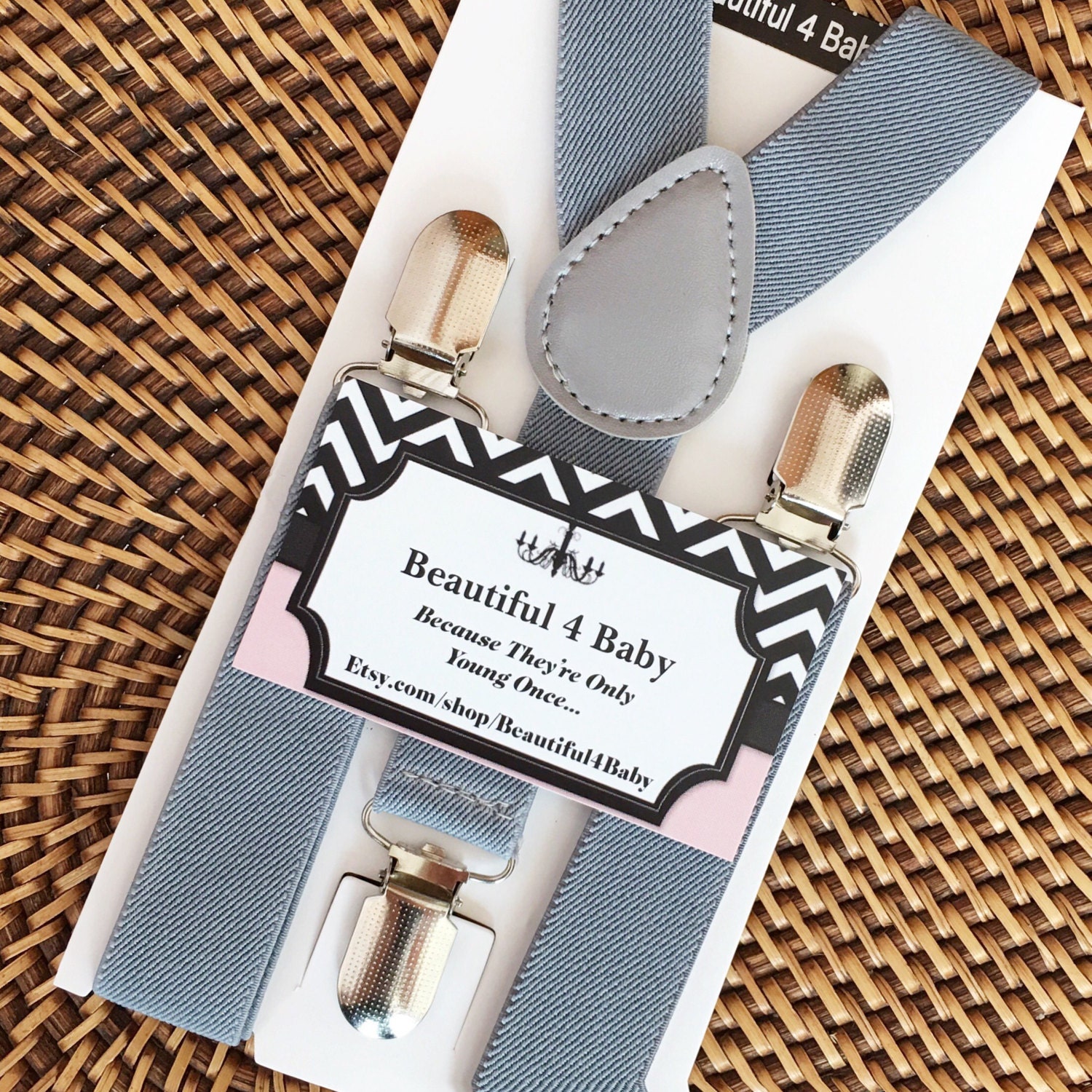 Grey Little Boy Suspenders Grey Toddler Suspenders Grey Baby