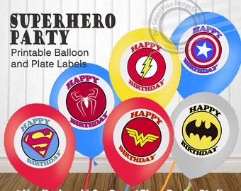 super hero labels etsy