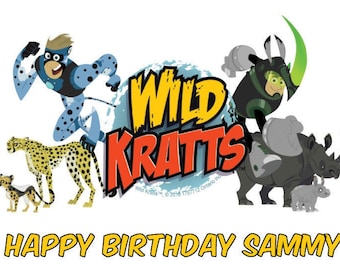Wild Kratts Edible Cake & Cupcake Topper
