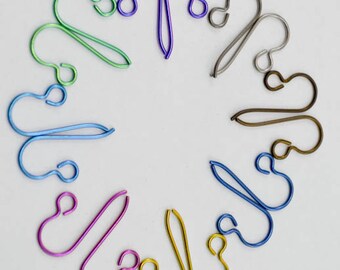 60 Pairs Niobium Ear Wires, Anodized, Hypoallergenic, French Style, Choice of Colors