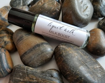 Liquid Milk // Essential Oil Roller Ball Blend // Milk Flow Aid // Handmade // Natural // Essential Oils // Roll-on // Aromatherapy