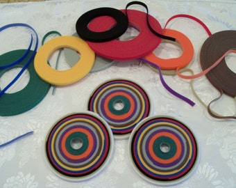EXTRA dünne echte VELCRO® Marke Haken und Schleife / 11 Yard Rainbow Pack Ultra-dünne, niedrige Profil Puppe Kleidung, Haken und Schleife