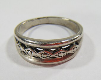 Vintage Silver Ring Size 8 3/4