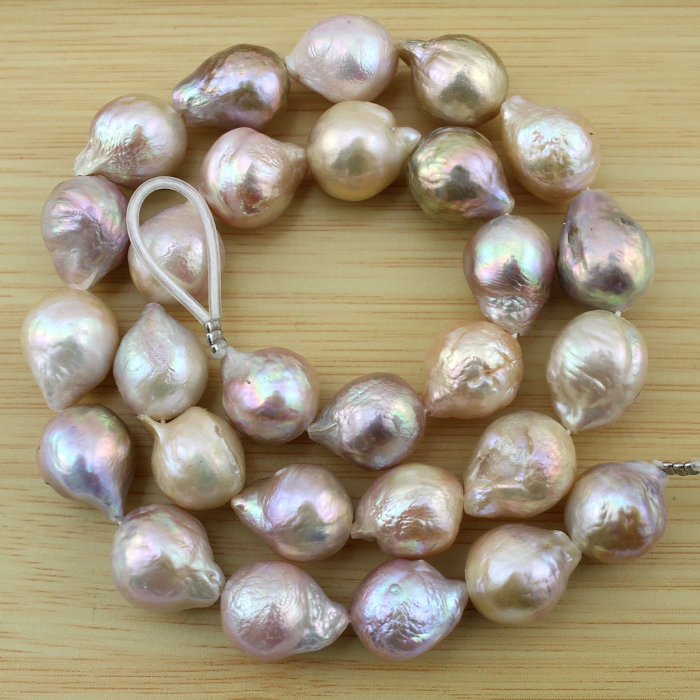 1215mm AA Nucleated Pearl beads Natural pearl beads Edison