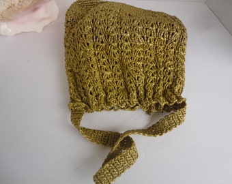 Crocheted Drawstring Purse