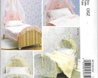 18 Inch Doll Beds/Accessories New Uncut McCalls Sewing Pattern 7338