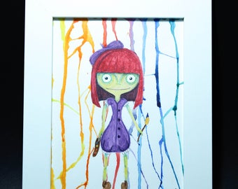 Illustration with frame, illustration with frame, illustrations for children, creepy illustrations