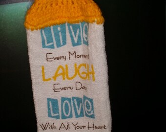 Crochet Top Hanging Towel