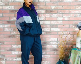 VINTAGE Classic 1980's EAGLES RIDGE Windbreaker Tracksuit
