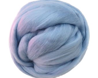 Merino / Silk Roving, (Sunrise)