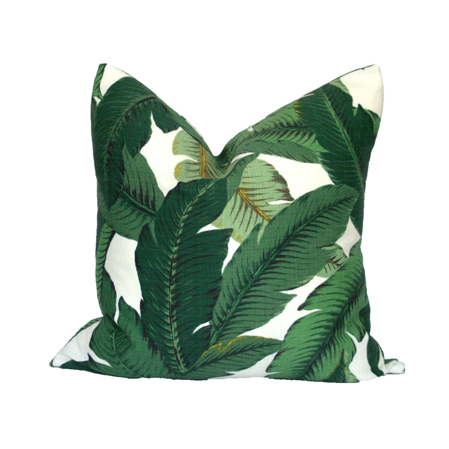 outdoor banana leaf pillow