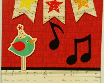 Handmade Happy Birthday Card A2