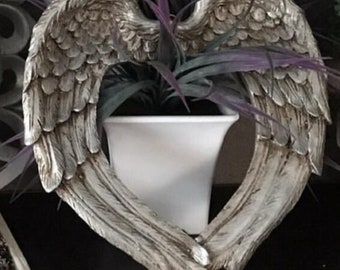 1 silicone mold 16x17cm for picture frame mirror wings Vintage porcelain SOAP cast polymer clay