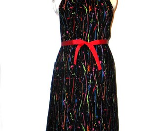 Womens or Teens Apron Artist Painter Crafter Reversible Adjustable Kitchen