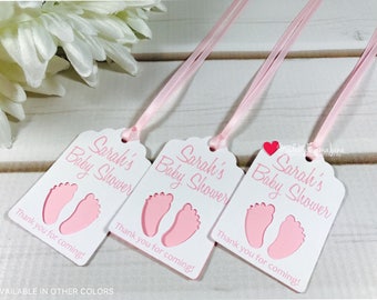 12 Baby Shower Favor Labels|Baby Shower Tags|Baby Shower Labels|Baby Shower Custom Labels|Custom Tags|Custom Labels|Baby Shower|Party Tags