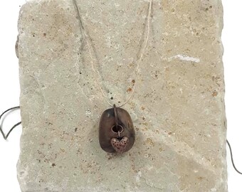 Chiastolite Fairy stone necklace