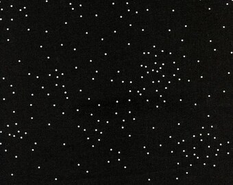 Cotton + Steel Cotton and Steel Basics Sprinkle Black Cat 100% Cotton Fabric