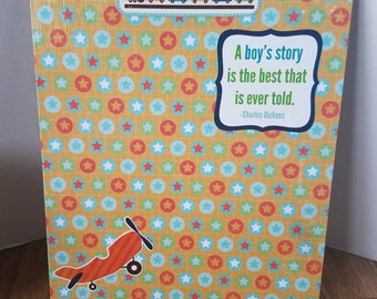 Decorative front & back clipboard (Boy)