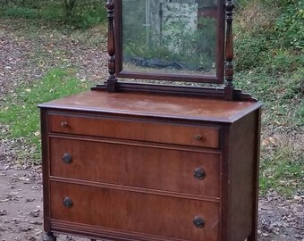 NARROW SIZE 40inch 1920s dresser by JB Van Skiver rare