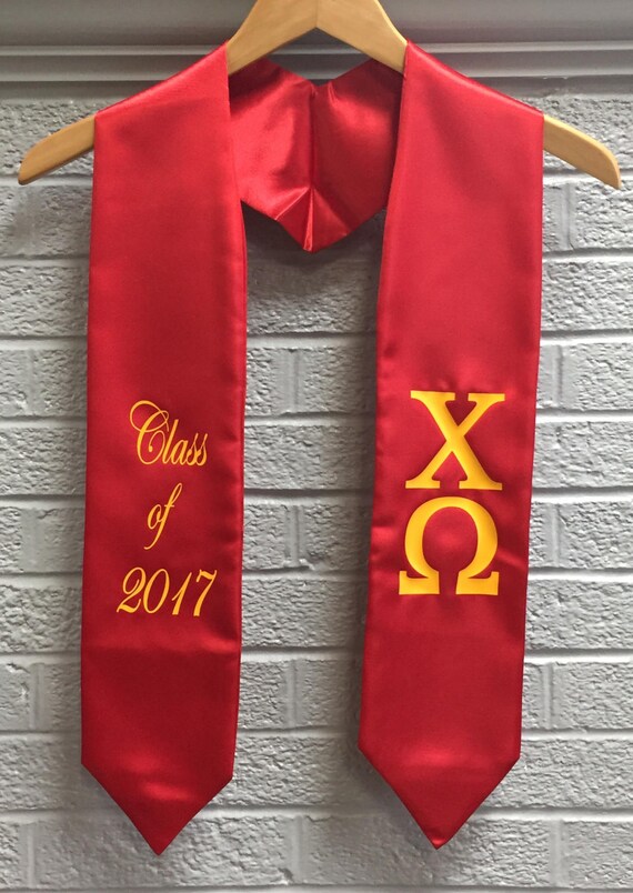Class of 2017 Custom Greek Stoles