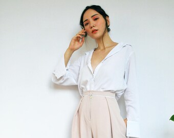 White blouse, cotton Blouse, white shirt, cotton shirt, white blouse
