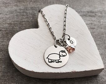 Taylor the tortoise, tortoise, tortoise Necklace, tortoise Jewelry, Silver tortoise, Gift, Silver Necklace, Charm Necklace, Silver Jewelry
