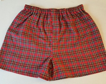 Men's Flannel Boxer Shorts