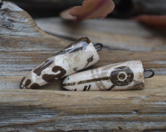 Time Keeper- Handmade Porcelain Spikes