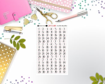 Circle Date cover Stickers