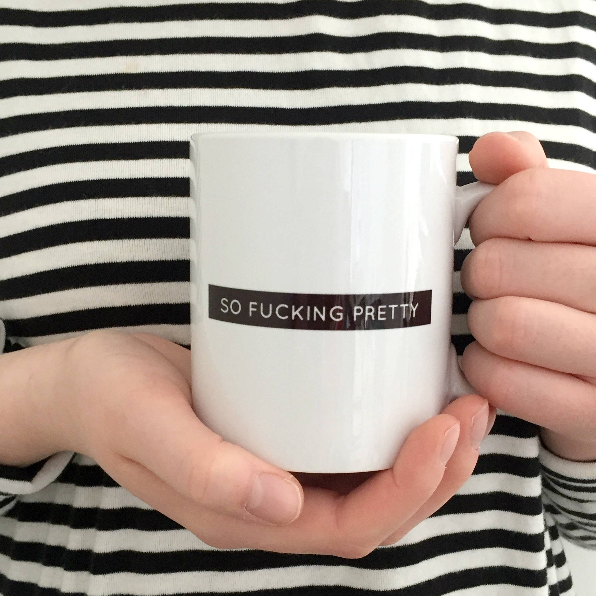 So Pretty Rude Mug Sweary Mug Rude Gift BFF Gift
