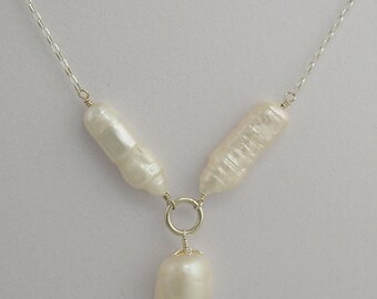 Almost Baroque Pearl Necklace