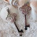 Stainless Steel Key Pendant 37mm x 16mm - 1 pc