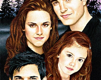 Breaking Dawn Family art print