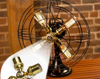 Fan Lamp Kit | DIY Kit | How To | Lamp Parts | Lamp Supplies | Guide | Parts | Tutorial Fan Lamp