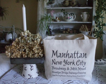 Reusable Cotton Tote Bag