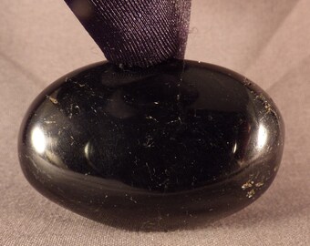 Madagascan Schorl Black Tourmaline Freeform - 54mm, 81g