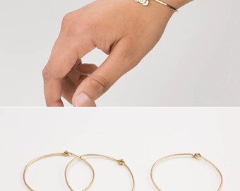 Ultimate Personalized Bracelet • Custom Initial Disk Tags & Gemstones • Charm Bangle Bracelet • 14k Gold Filled, Sterling Silver, Rose Gold