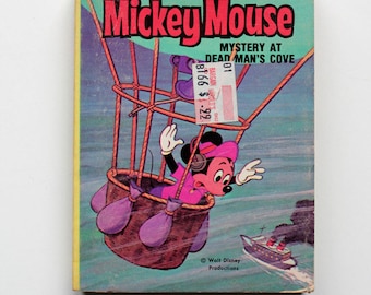 Mickey Mouse Mystery At Dead Man's Cove A Big Little Book 1980