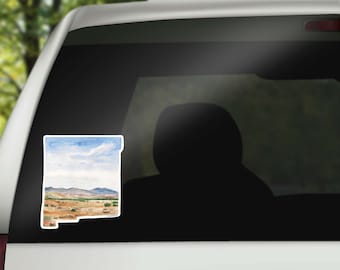 New Mexico Vinyl Sticker - New Mexico State Decal - NM Car Decal - NM Vinyl Sticker - Home State Decal - Home Sticker - New Mexico