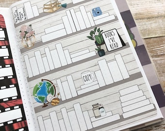 Books I've Read Sticker- great for all planners- Erin Condren, Emily Ley, Limelife, Plum Paper, Inkwell, Filofax, Ki