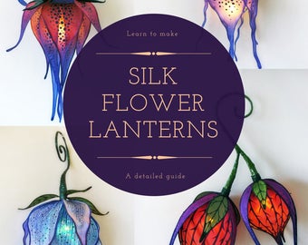 Silk Flower Lantern Tutorial