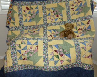 Vintage Flower Baskets Quilt