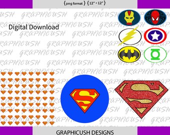 superman png DIGITAL DOWNLOAD boy superhero graphicush